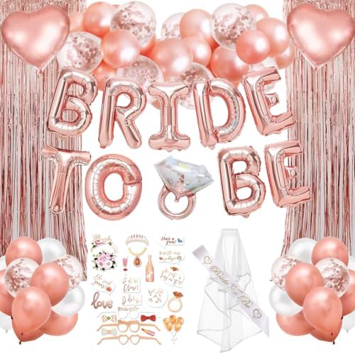 Bachelorette Party Decorations 65 Pieces Bridal Shower Set