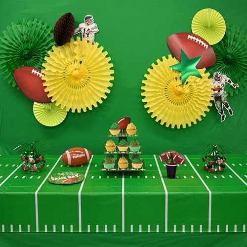 Beistle Game Day Football Tablecover 108x54