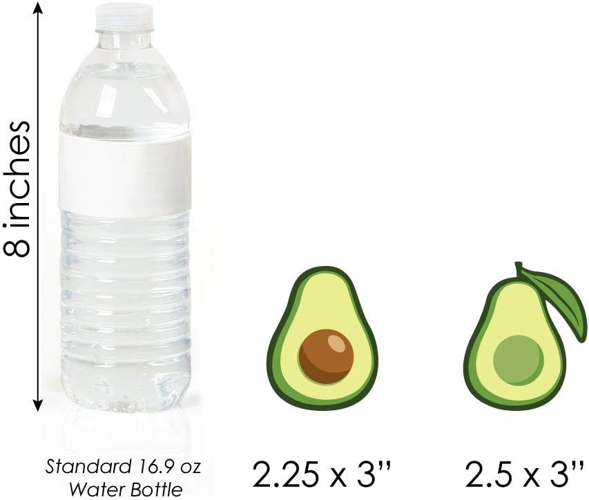 Hello Avocado DIY Fiesta Party Cut-Outs 24 Count