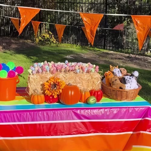 Fun Express Rainbow Tablecloth Roll 100 Feet Long