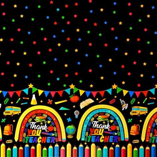 HOWAF 3pcs Teachers Appreciation Tablecover Set