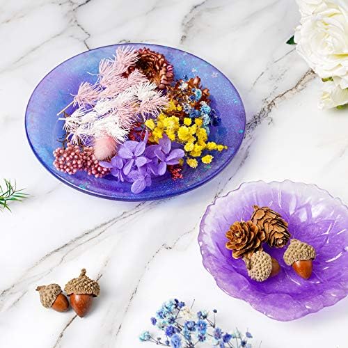 NiArt Epoxy Resin Silicone Molds 3 Shapes Jewelry Trinket Dish