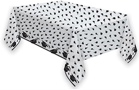 Graduation Caps Rectangular Table Cover - 54 x 108