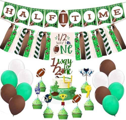 Football Half Time Banner Highchair Decor