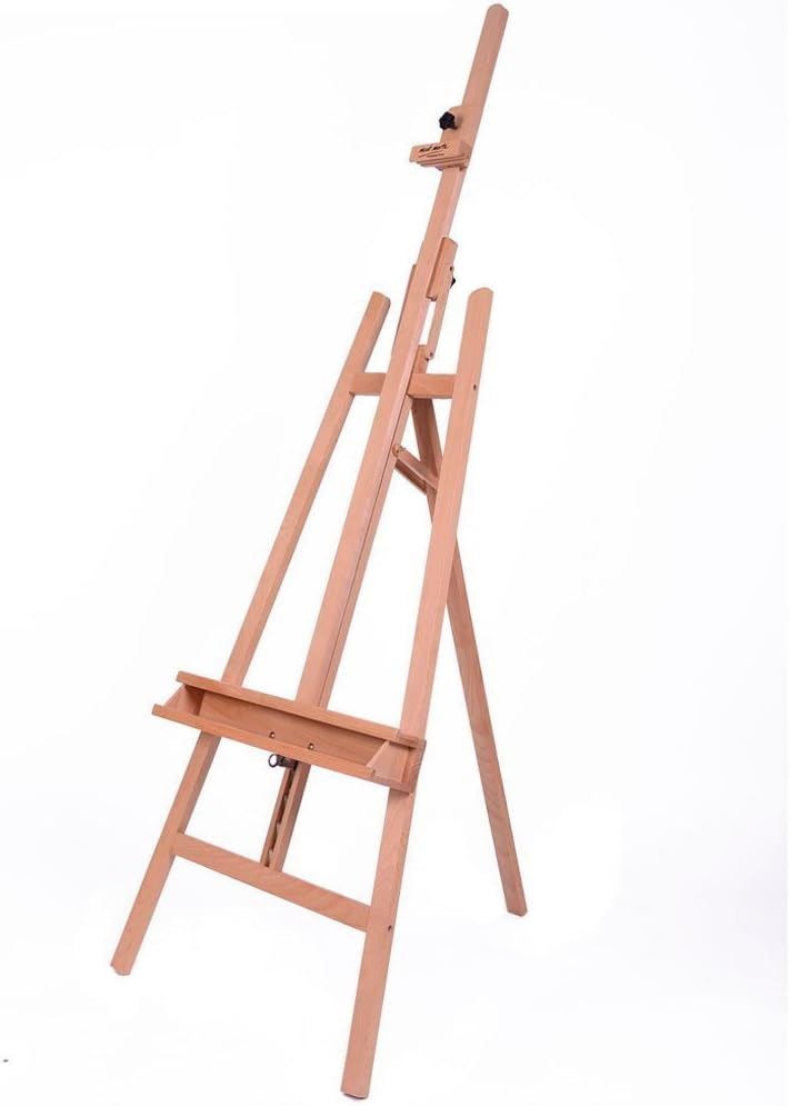 Mont Marte Floor Easel with Tilt Bech Wood