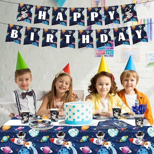 194PCS Outer Space Birthday Party Supplies Set