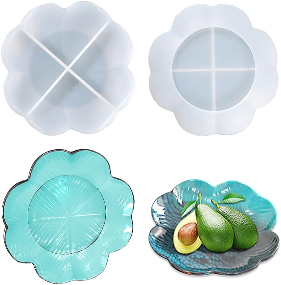 FineInno Resin Flower Tray Mold for DIY Crafts