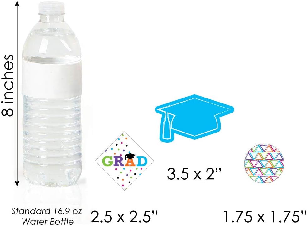 Hats Off Grad - 24 Count DIY Cut Outs for Party