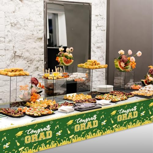 Chiazllta 3 Pack Graduation Tablecloths Class of 2025 Decorations