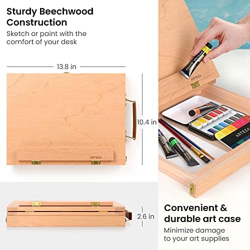 ARTEZA Tabletop Easel with Drawer and Palette