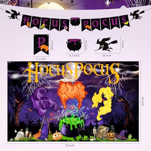 Halloween Party Decorations Set with Witch Themes