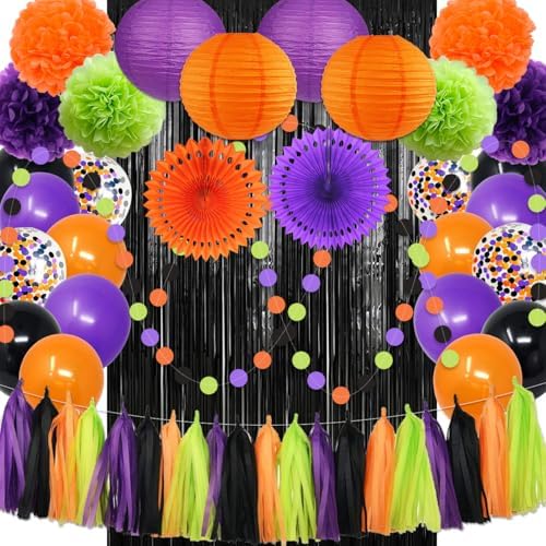 Hocus Pocus Halloween Decorations 51pcs Kit