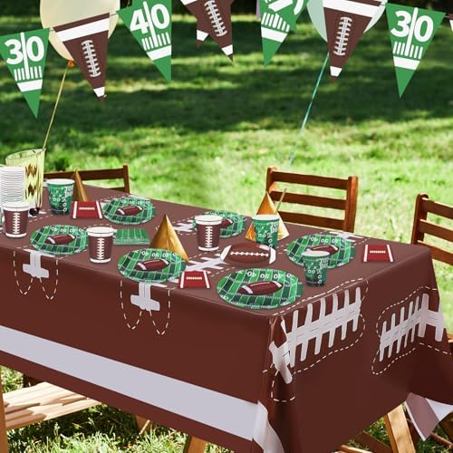 99 Pcs Football Party Supplies Kit for 24 Guests
