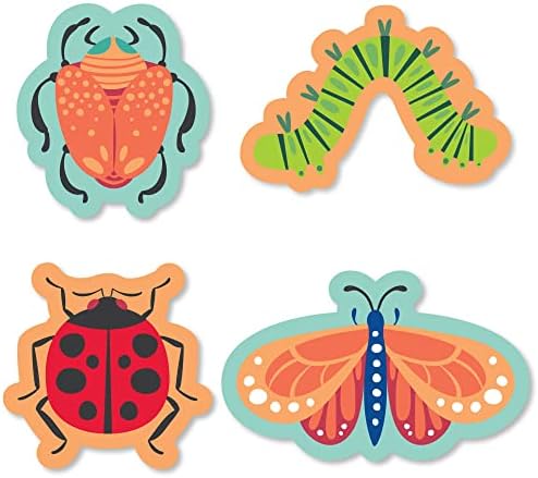 Big Dot of Happiness Buggin Out - 24 Count Bug Shaped Cut Outs