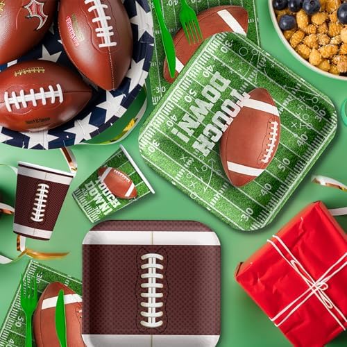 Aribra Football Party Decorations Set for 24 Guests