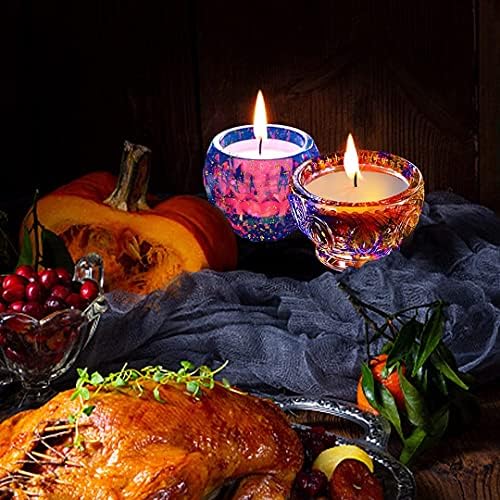 4PCS Resin Candle Holder Molds for DIY Jewelry Boxes