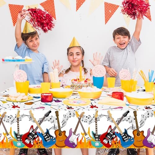 C L Cooper Life Guitar Tablecloths 2pcs Music Theme