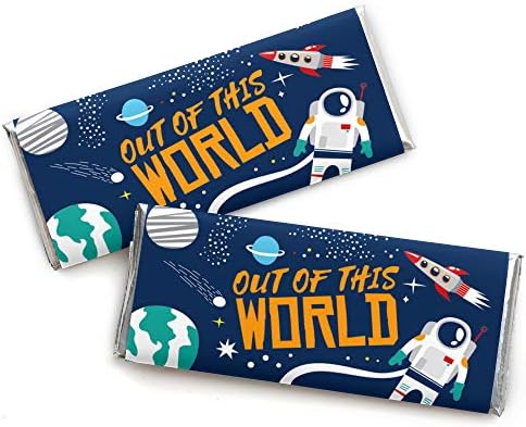 Blast Off to Outer Space Candy Bar Wrappers Set of 24