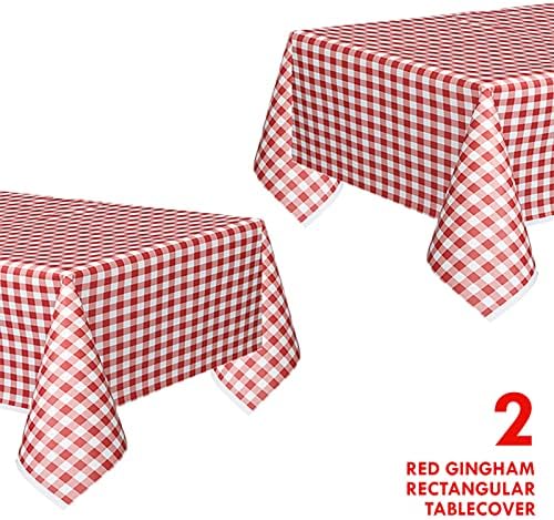 HOME HOOPLA Pizza Party Table Cover 54x108 2 Pack