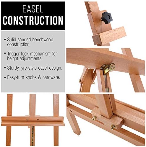 U S Art Supply 89 Inch Adjustable A Frame Easel