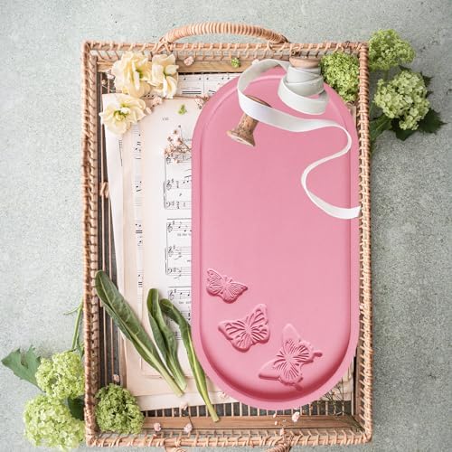 Butterfly Carved Tray Resin Mold for DIY Art and Crafts