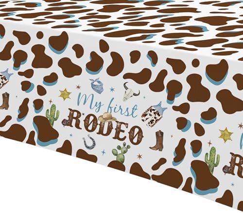My First Rodeo Birthday Party Tablecloth Set