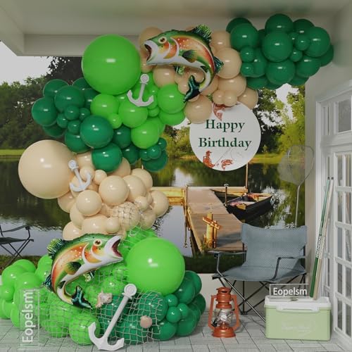 Gone Fishing Balloon Garland 135Pcs Decorations