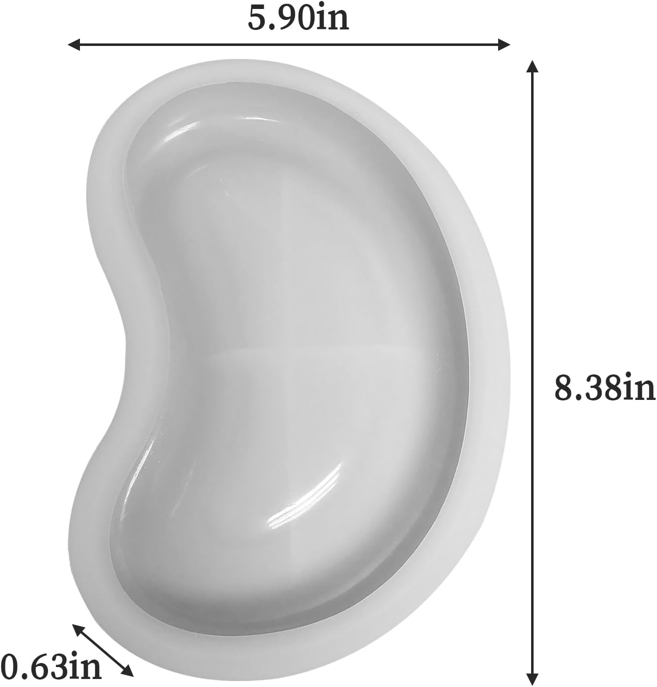 Wehous Resin Casting Molds with Bean Shape Design