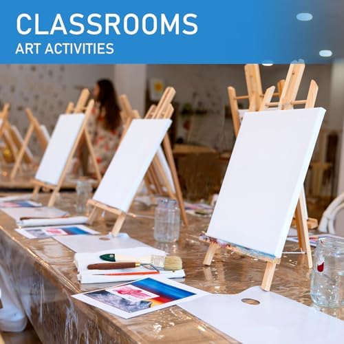Falling in Art 16 Inch Wood Easel Stand 12 Pack