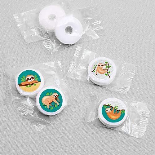 Big Dot of Happiness Sloth Candy Labels - 108 Stickers