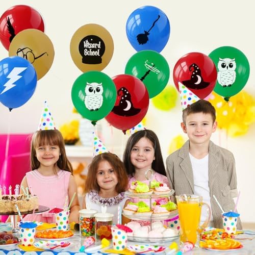 20 Pcs Magical Wizard School Balloons - 12 - Birthday Party Decor