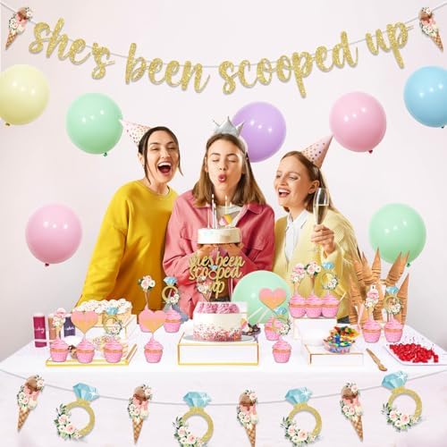 Wonmelody Ice Cream Themed Bridal Shower Decorations