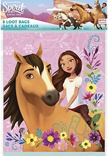 Unique Spirit Riding Free Party Bags 8 Pcs
