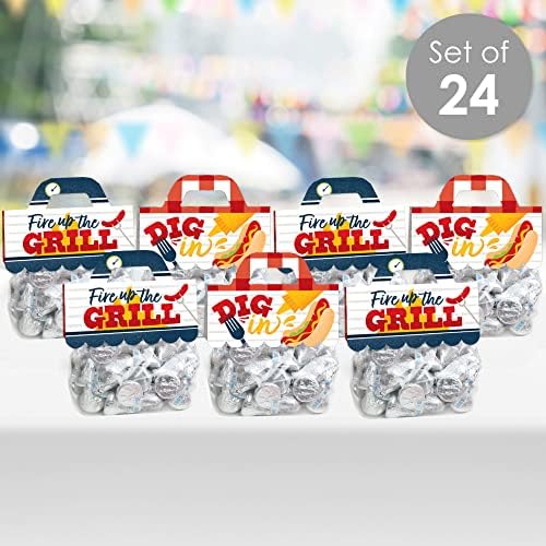 Fire Up the Grill DIY Party Favor Bags Set of 24