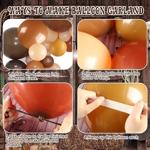 Western Cowboy Birthday Party Decor Supplies Set