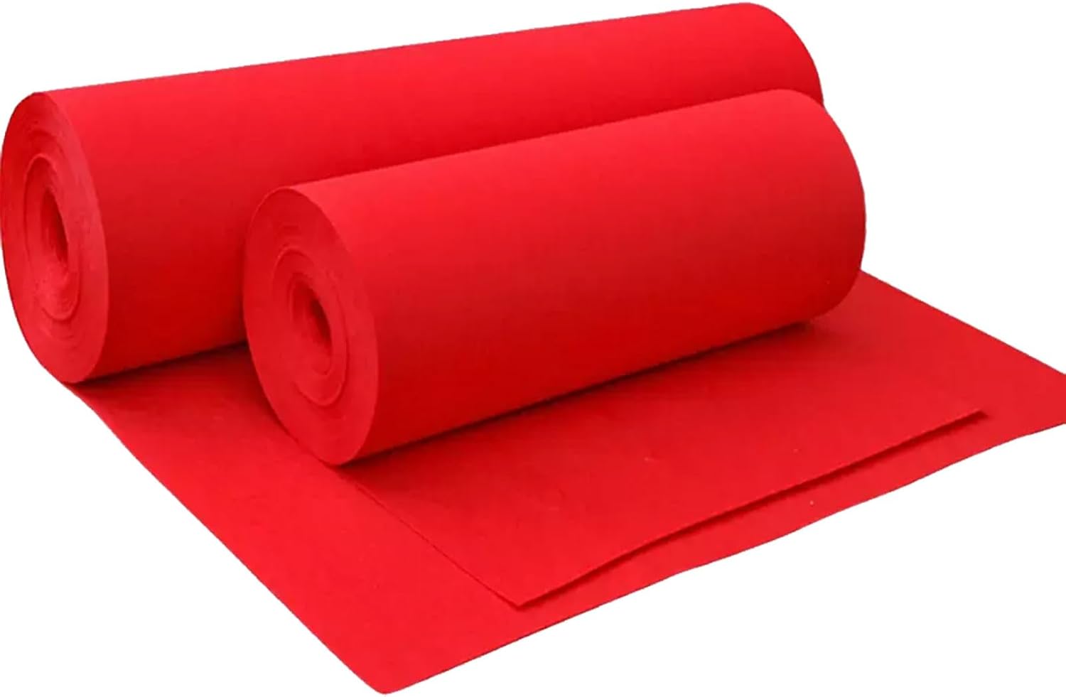 2mm Thick Red Wedding Aisle Runner Disposable Carpet for Events