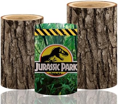 Dinosaur And Tree Bark Cylinder Covers Set 3 Sizes