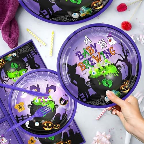Halloween Baby Shower Decorations - 142pcs Party Set
