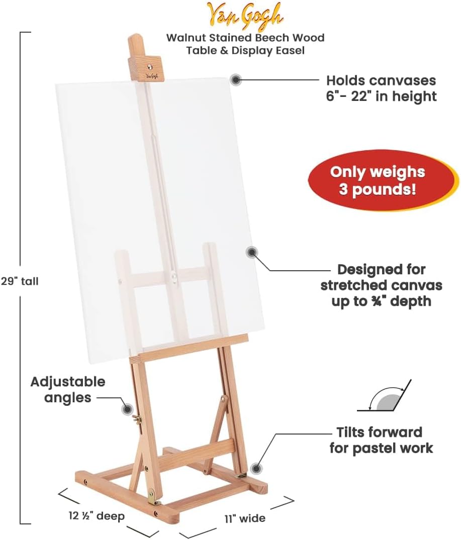 Creative Mark Van Gogh H-Frame Easel 29 Inch High