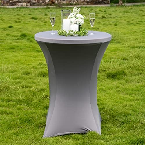 Restaurantware Round Table Cover 32x43 Inch Spandex and Polyester