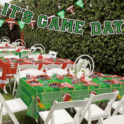 Football Party Supplies Kit for 24 Guests