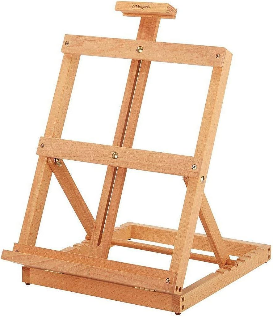 KINGART 705N Adjustable H-Frame Easel for Art and Display