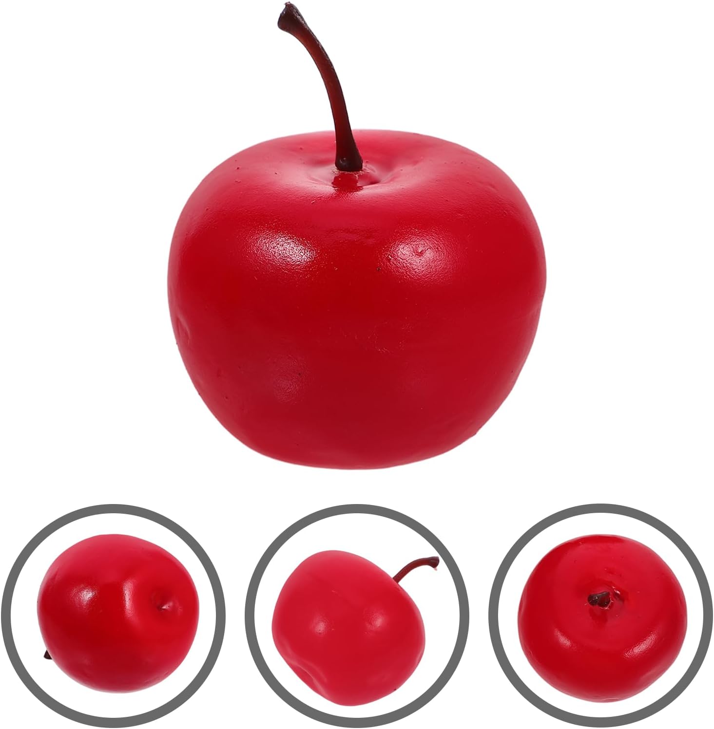 LOGOFUN 12pcs Red Christmas Artificial Fruit Props