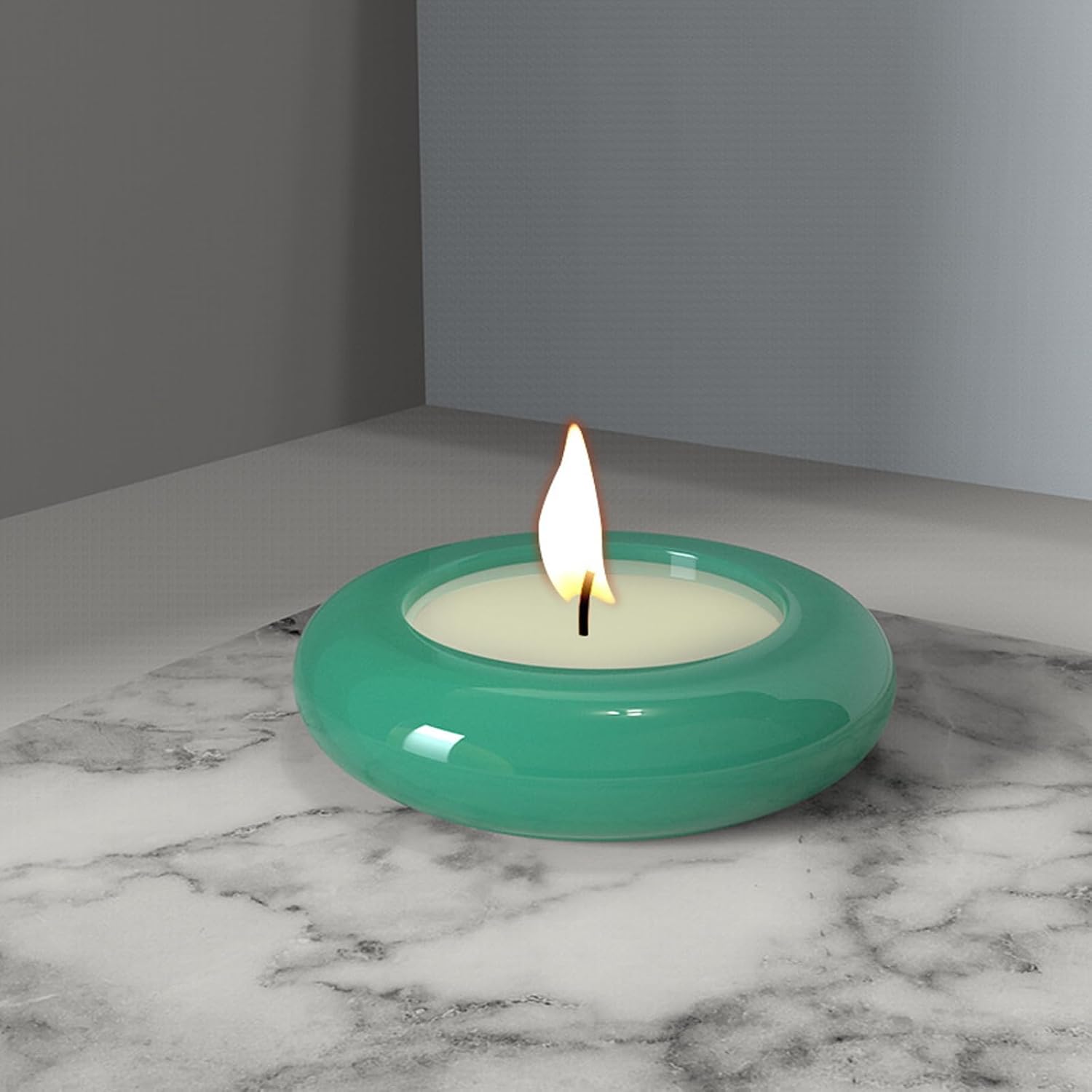 Wehous 2PCS Round Candle Holder Silicone Molds