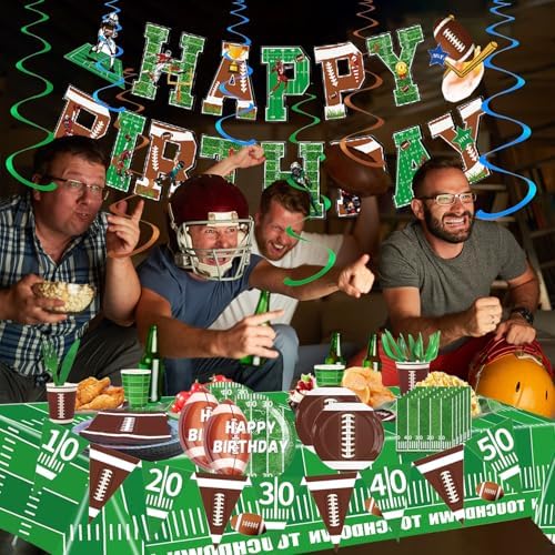 Football Themed Party Set for 24 Guests