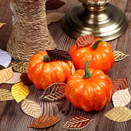 WILLBOND 150 Piece Fabric Leaves for Crafts and Decorations