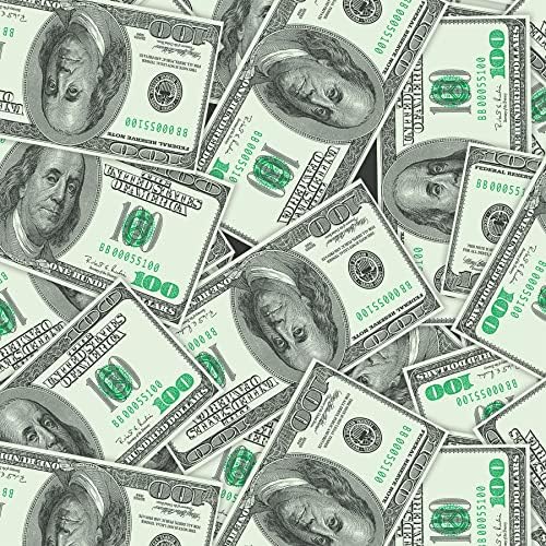 Beistle Big Bucks Rectangular Table Cover Casino Theme
