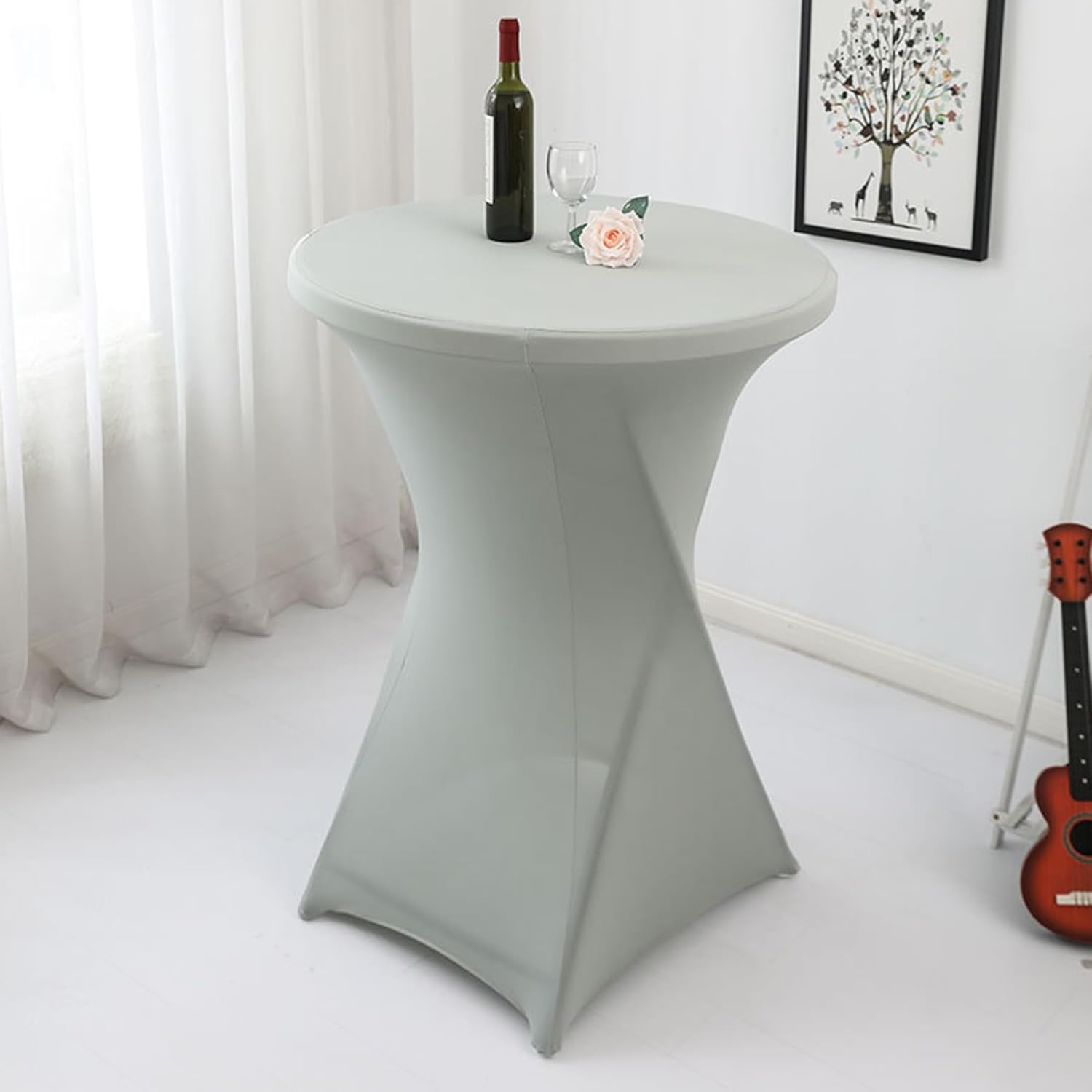 Cocktail Table Cover Stretchable Spandex 23x43