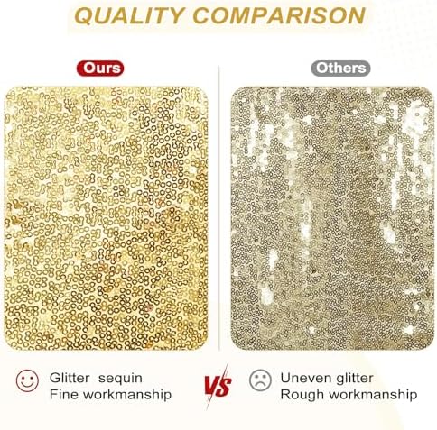 PartyDelight Gold Sequin Aisle Runner 2ft x 15ft