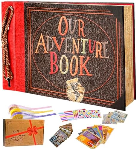 WILLQWECAT Adventure Book Scrapbook DIY Album